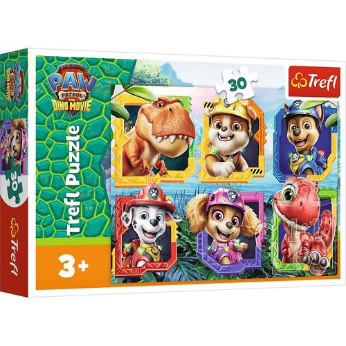 Puzzle Trefl Patrula Catelusilor Insula Dinozaurilor, 30 de piese