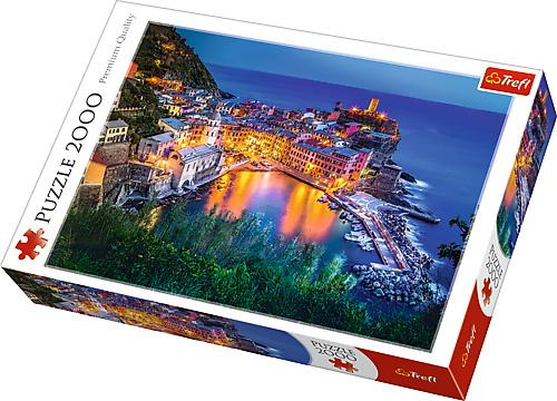 Puzzle Trefl La Apus in Vernazza Italia, 2000 de piese