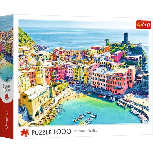 Puzzle Trefl  Orasul Pitoresc Vernazza Liguria Italia, 1000 de piese