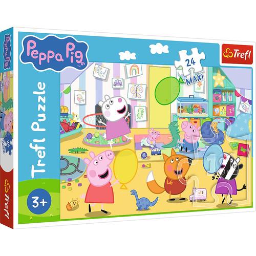 Puzzle Trefl Maxi Frumoasa Peppa Pig, 24 de piese
