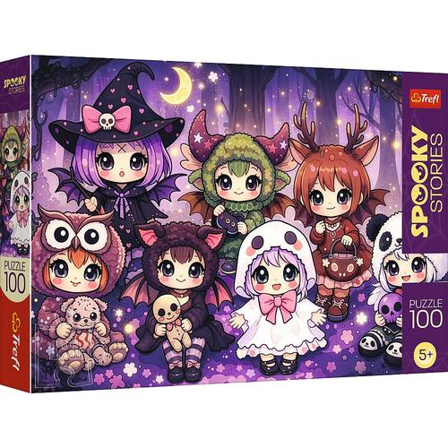 Puzzle Trefl Povesti Infricosatoare Echipa Vrajitoarea Padurii, 100 de piese