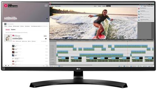 Monitor Refurbished IPS LED LG 34inch 34UM88C-P, WQHD (3440 x 1440), HDMI, DisplayPort, 5 ms (Negru)