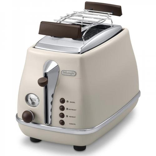 Prajitor paine Delonghi CTOV 2103.BG, 900W, 2 felii (Maro)