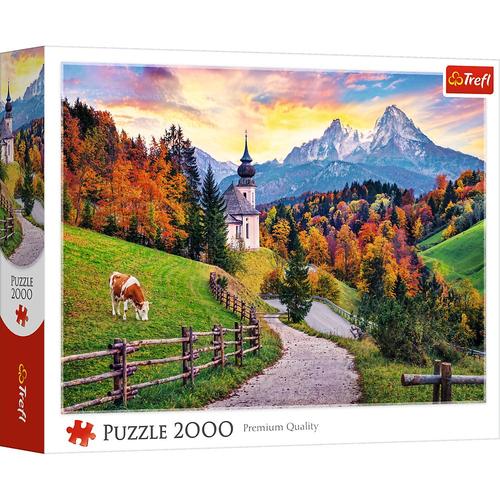 Puzzle Trefl Alpii Bavarezi in Toamna, 2000 de piese