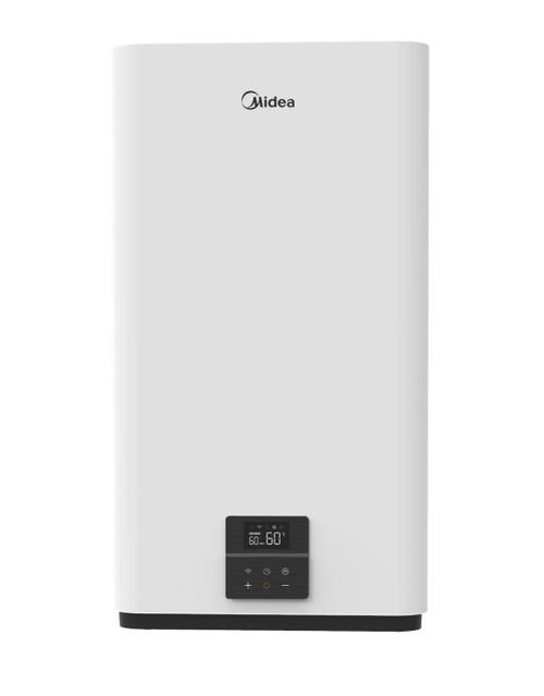 Boiler electric Midea Salute D50-20ED6, model Double Tank, 47 L, Element incalzire uscat Plug & Play, Supapa de siguranta de reducere a presiunii, Wifi (Alb)