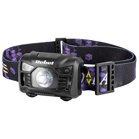 Lanterna Frontala Rebel URZ0938.1, LED, 3W, 120 Lumeni
