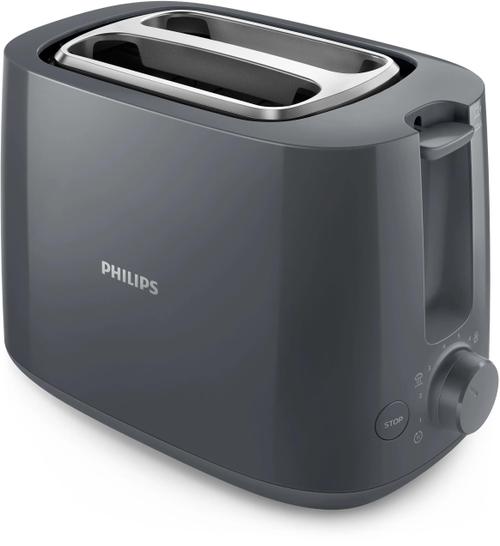 Prajitor de paine Philips Daily Collection HD2581/90, 900 W, 2 felii (Gri)