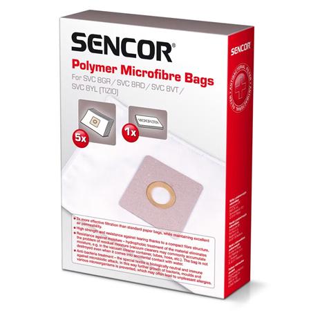 Set 5 saci miscrofibra aspirator SVC 8 Sencor BAGSFORSVC8