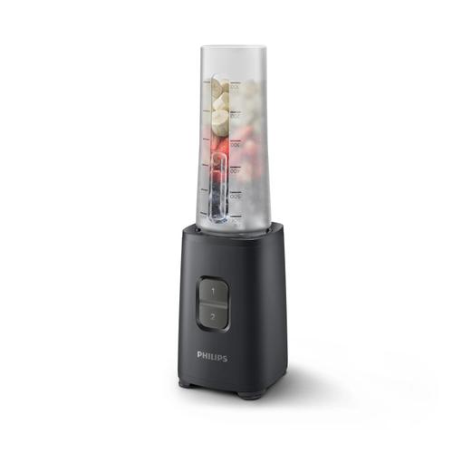 Blender de masa Philips HR2040/00, 2 viteze, 25000 RPM, 350 W, 600 ml (Negru)