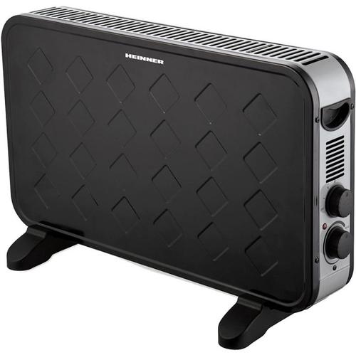 Convector electric Heinner HCVH-Y2000TBK, 2000W, 2 trepte de putere, Termostat reglabil (Negru)
