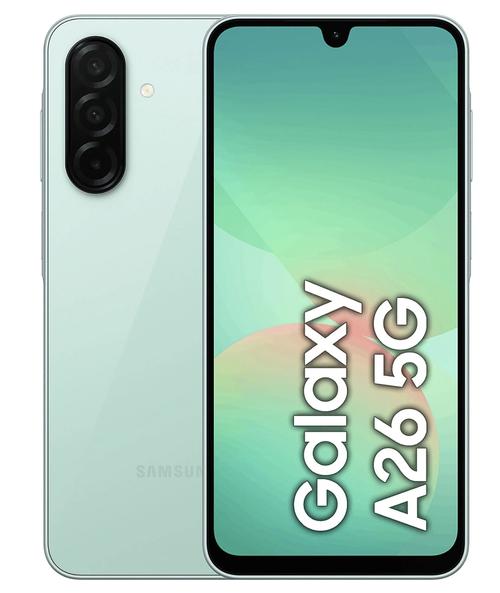 Telefon mobil Samsung Galaxy A26, Procesor Exynos 1380 Octa-Core, Super AMOLED Capacitiv touchscreen 6.7inch, 8GB RAM, 256GB Flash, Camera Tripla 50+8+2MP, 5G, Wi-Fi, Dual SIM, Android (Verde)