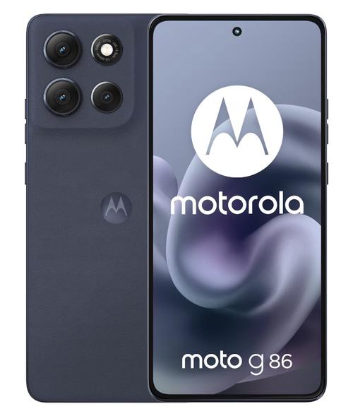 Telefon Mobil Motorola Moto G86, Procesor Mediatek Dimensity 7300, P-OLED 6.67inch, 8GB RAM, 256GB Flash, Camera Duala 50 + 8 MP, Wi-Fi, 5G, Dual Sim, Android (Albastru)