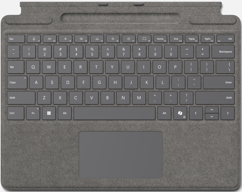 Tastatura Microsoft Surface Pro compatibil cu Surface Pro 11/10/9/8 (Gri)