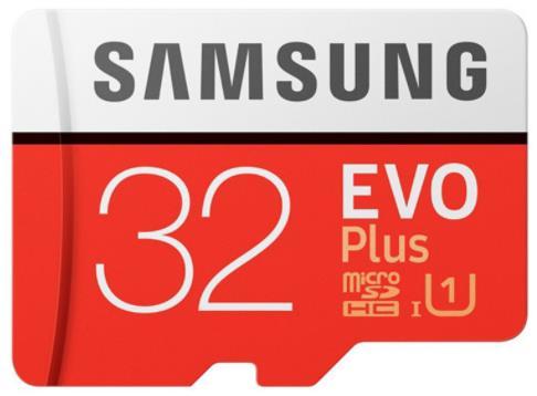 Card de memorie Samsung EVO Plus MB-MC32GA/EU, micro SDHC UHS-I 32GB (Clasa 10), 95MB/s, Waterproof + Adaptor SD