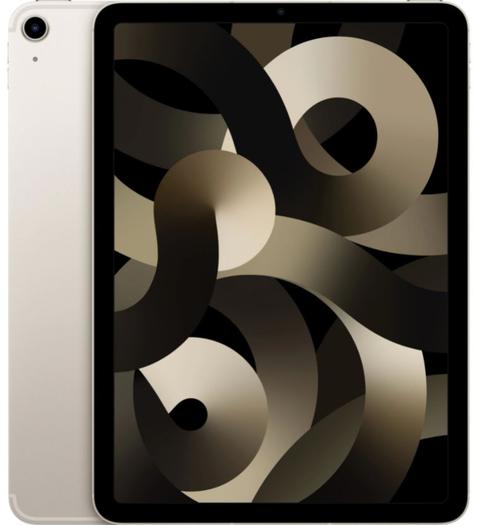 Tableta Apple iPad Air 5 (2022) Cellular, Procesor Apple M1 Octa-Core, IPS LED Capacitive touchscreen 10.9inch, 256GB Flash, 8GB, 12MP, Wi-Fi, 5G, Bluetooth, iOS (Auriu)
