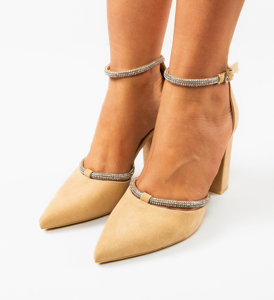 Pantofi dama Cnaeus Bej