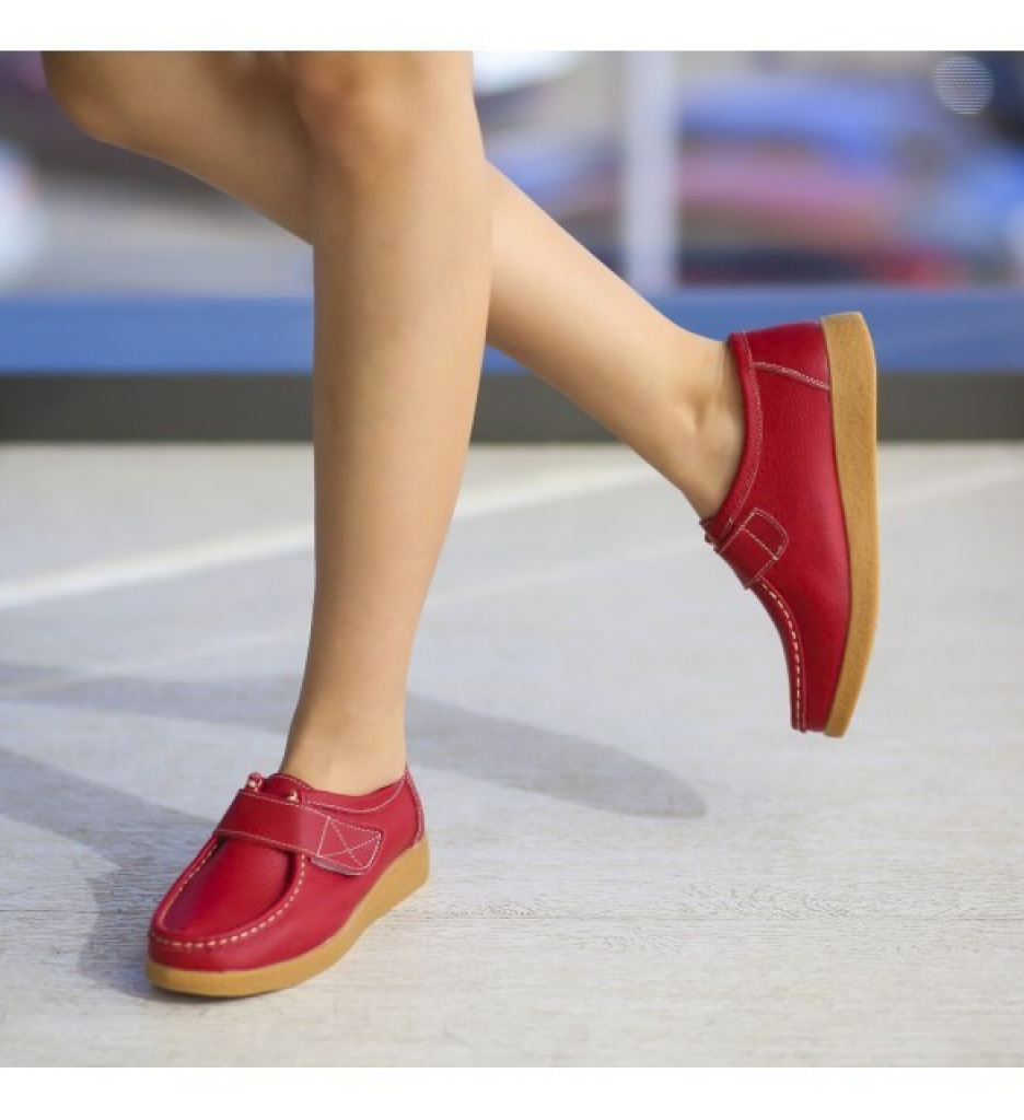 Pantofi Casual Monta Rosii