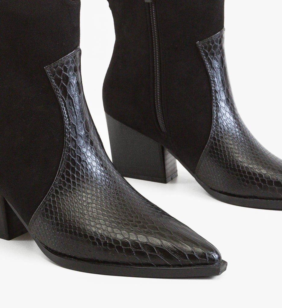 Botine dama Brebly Negre