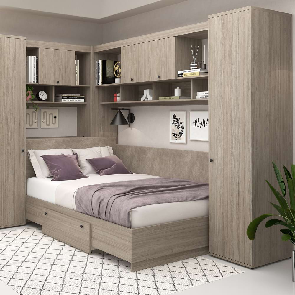 Dormitor complet AMBRO 9 cu saltea inclusa