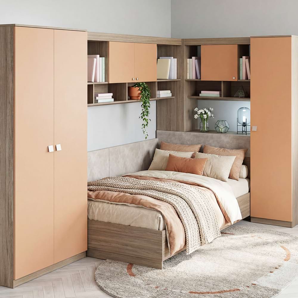 Dormitor pe colt tineret ALESSIO 4