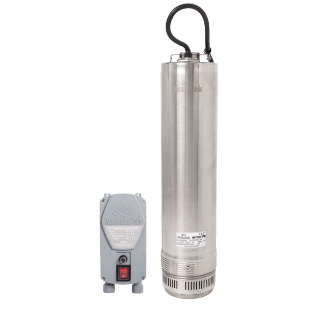 Pompa submersibila centrifugala multietajata Wasserkonig SI62110/5, diametru 5"", 1550 W, debit 6600 l/h, inaltime refulare 62 m