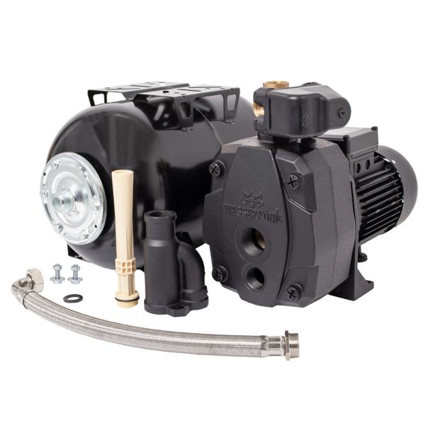 Hidrofor cu pompa de mare adancime Wasserkonig WSK2867-25, putere 1550 W, debit 2820 l/h, inaltime refulare 67 m, aspiratie 40 m, vas de expansiune 24 litri