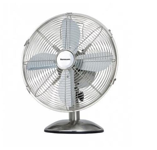 Ventilator de birou Ravanson WT-7033N Inox, 35 W, 3 viteze, oscilatie (Argintiu)