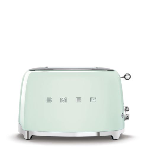 Prajitor de paine Smeg TSF01PGEU, 950W, 2 sloturi, 6 trepte de rumenire (Verde)