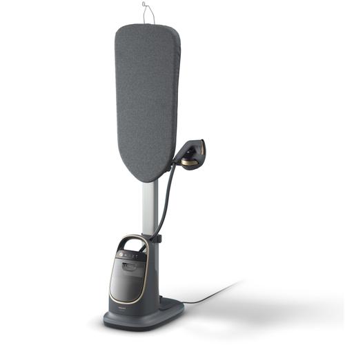 Aparat de calcat vertical PHILIPS Seria 8500 All In One AIS8540/80, 2200 W, 300 g/min, 1200 ml (Gri/Auriu)