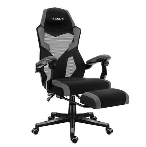Scaun Gaming Huzaro Combat 3.1, Max 150 kg, Carcasa NylongGuard, TitanPad, FlexiBack (Gri)