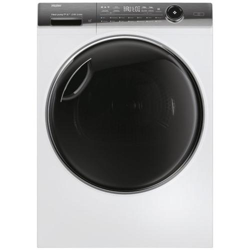 Uscator de rufe Haier HD90-A3Q979U1-S, Pompa de caldura, 9 kg, 14 programe, Motor inverter, Super silent, iRefresh, Drum light (Alb)