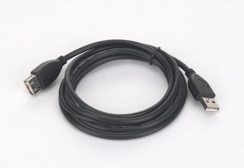 Cablu prelungitor USB 2.0 GEMBIRD CCP-USB2-AMAF-6, conectori auriti, 1.8m