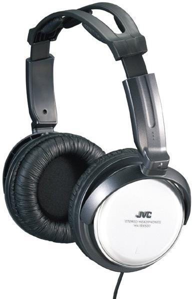 Casti Stereo JVC HA-RX500 (Negru/Alb)