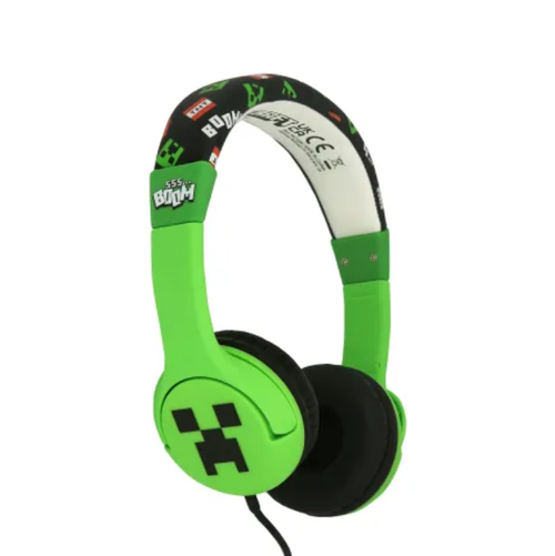 Casti OTL Technologies Minecraft Creeper (Verde/Negru)