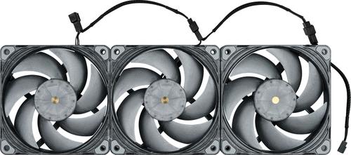 Ventilator set 3 bucati Phanteks T30 PH-F120T30_BG_3P, 120 mm, 4-pin PWM, 3000 RPM (Gri)
