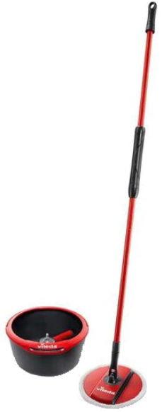 Set de curatenie Vileda F21429 Spin&Clean (Negru/Rosu)