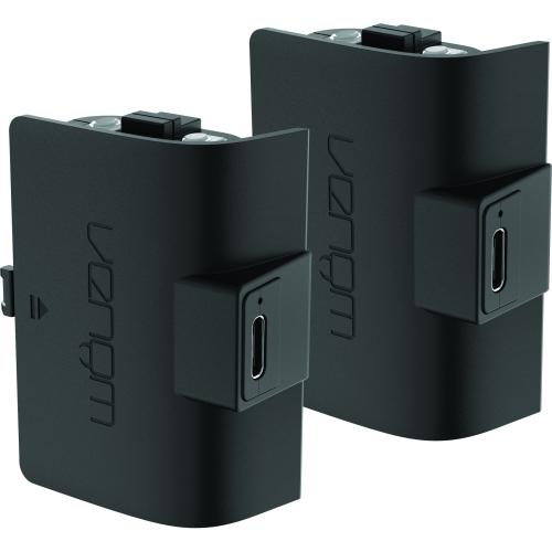 Set 2 baterii Xbox Series S & X, cu cablu de incarcare, Venom VS2883, 1100mAh, negru