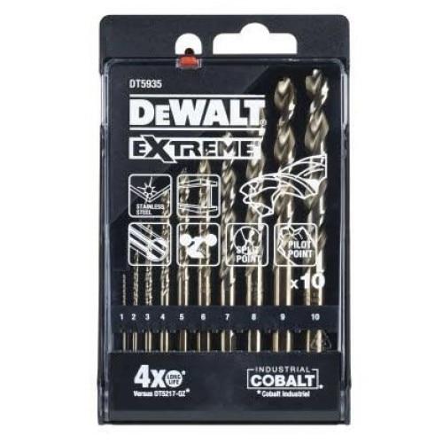 Set accesorii pentru gaurit DeWALT DT5935-QZ, Argintiu, 10 buc