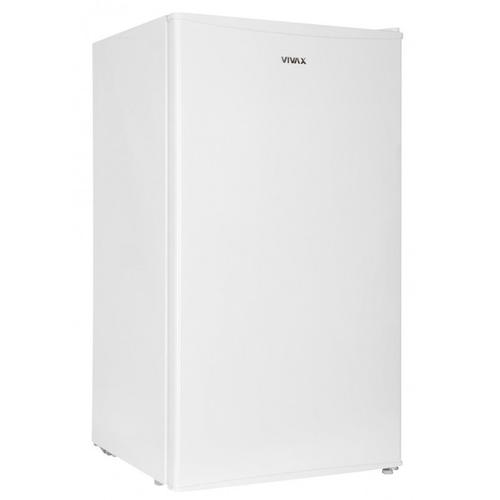 Frigider cu o usa VIVAX TTR-93E, 93L, Clasa E, Termostat reglabil, Iluminare interioara, Compartiment gheata, Usa reversibila, Suprafata painted metal, H 85 cm (Alb)