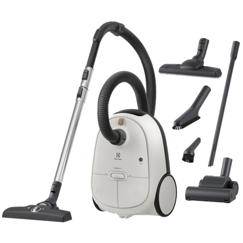 Aspirator cu sac Electrolux Hygienic 600 EB61H6SW, 850W, capacitate sac 3.5L, nivel de zgomot 73 dB (Alb)