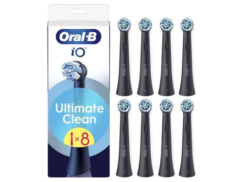 Rezerve periuta electrica Oral-B iO UltimateClean, 8 bucati (Negru)