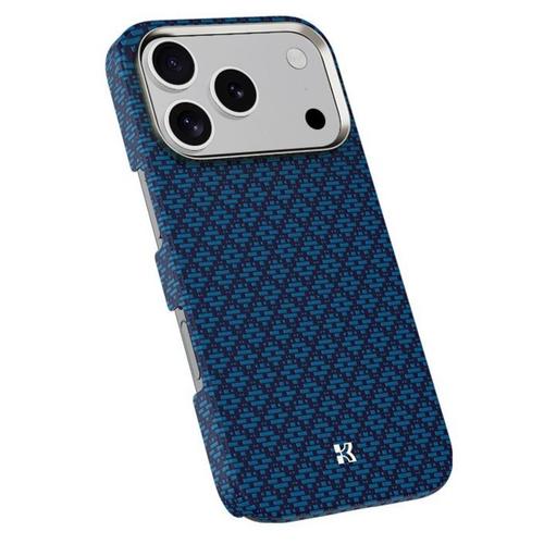 Husa Benks Armor Air Armor Grid Kevlar Magsafe pentru iPhone 17 Pro Max, Albastru