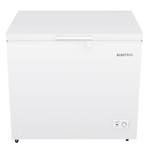 Lada frigorifica Albatros LA280IME, 246 L, Clasa E, Motor Inverter, Fast Freeze, Rotile pentru deplasare, Convertibil frigider/congelator (Alb)