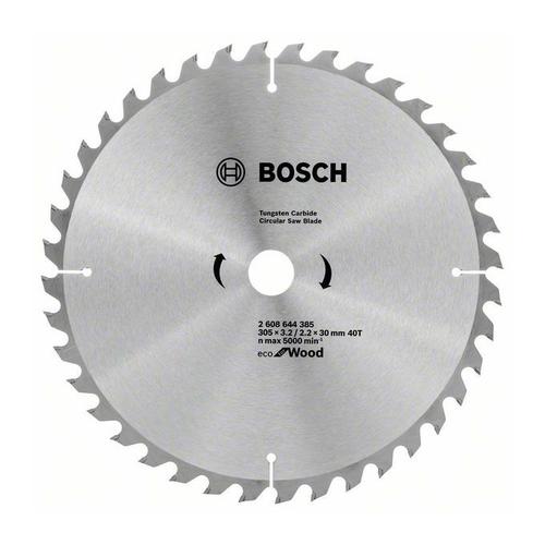 Disc circular lemn, BOSCH ECO FOR WOOD 305x3.2/2.2x30, 40T