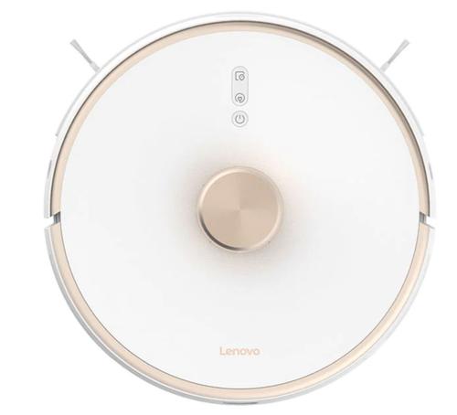 Aspirator robot LENOVO T1S, 0.4 L, Autonomie max 150 min, Wi-Fi, Functie mop (Alb/Auriu)