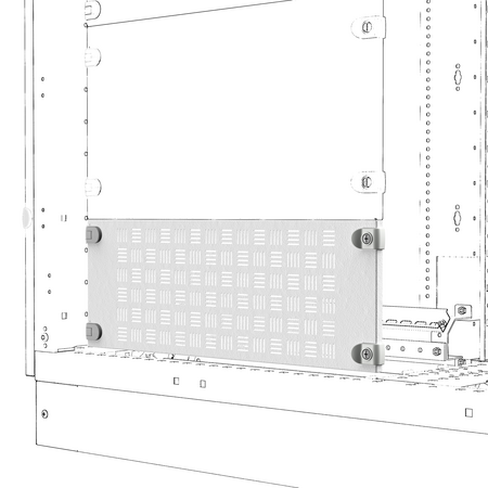 PANOU FRONTAL AERAT - QDX - 600X200 MM