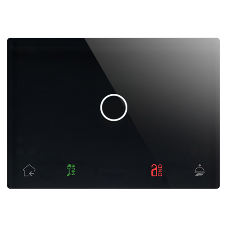 CITITOR CARDURI CU TRANSPONDER - KNX - 12-24Vac 12-32Vcc - MONTARE ÎNCASTRATA - CHORUSMART - NEGRU
