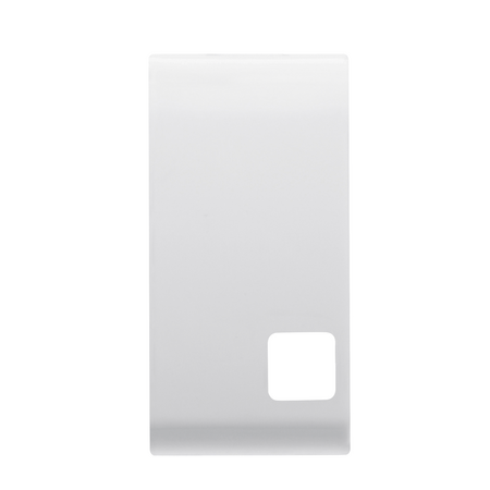 BUTON ÎNLOCUIBIL PENTRU PANOUL CU BUTOANE - A SE COMPLETA CU LENTILA - 1 MODUL - ALB SATINAT - CHORUSMART