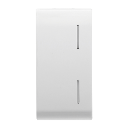 BUTON ÎNLOCUIBIL PENTRU PANOUL CU BUTOANE - CU 2 DIFUZOARE - 1 MODUL - ALB SATINAT - CHORUSMART