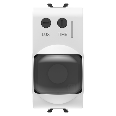 DETECTOR DE MISCARE ÎN INFRAROSU - 230 V ac 50/60 Hz - ALB SATINAT - 1 MODUL - CHORUSMART